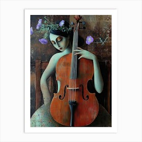 Cello Secret Music Art Print