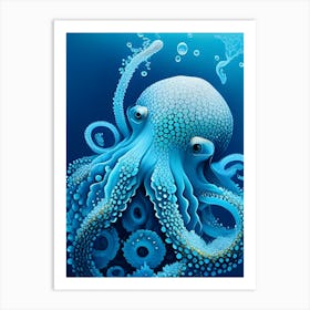 AquaOctopus2 Art Print