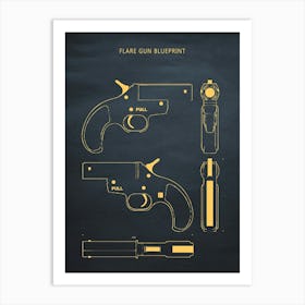 Flare Gun 1 Art Print