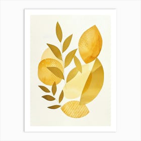 Yellow Leaves Art Print