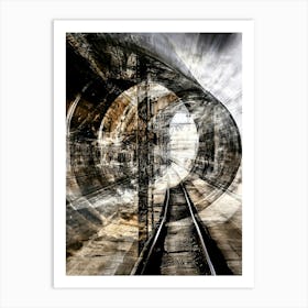 Train Tracks Art Print