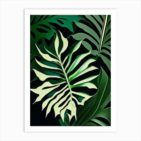 Valerian Leaf Vibrant Inspired 2 Art Print