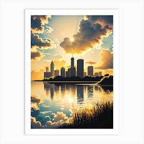 Sunset Art Print