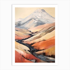 Geal Charn Alder Scotland 1 Mountain Painting Art Print