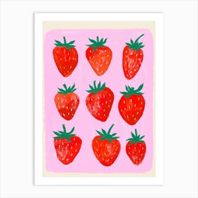 Strawberies Art Print