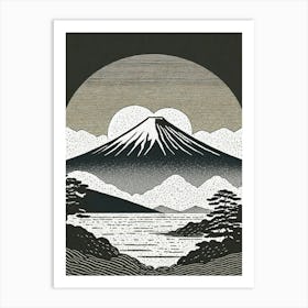 Mt Fuji Ukiyo-E Art Print