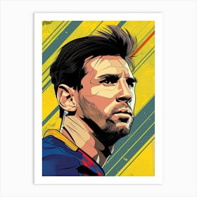 Lionel Messi 8 Art Print