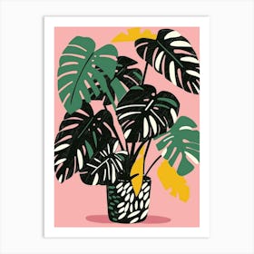 Monstera Plant 7 Art Print