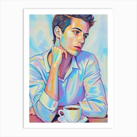 Creative Male Portrait 113 Art Print