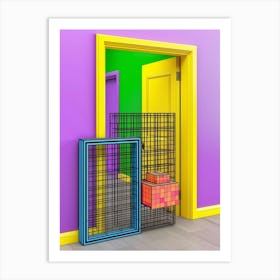 Colorful Doorway Art Print