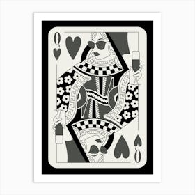 Queen of Hearts Drinking Poster Art Print