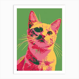 Pop Cat Art Print