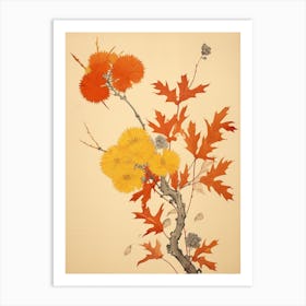 Akikusa Autumn Dandelion 2 Vintage Japanese Botanical Art Print