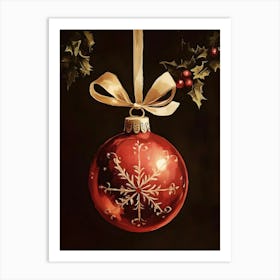 Christmas Ornament 1 Art Print