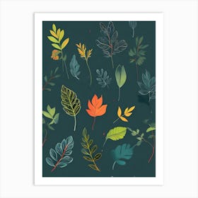 Autumn Leaves 35 Art Print