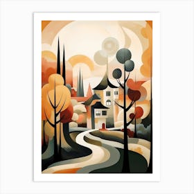 Suburban Abstract Minimalist 8 Art Print