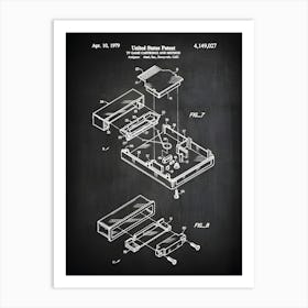 Video Game Cartridge Patent Print Vintage Video Game Patent Tv Video Game Patent Classic Tv Game Poster Video Game Art Eg0271 Art Print