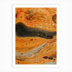 Abstract Oil Painting 4 Art Print