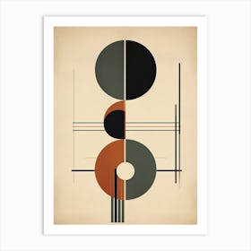 Boho Crescendo; Mid Century Symphony Art Print