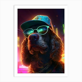 American Water Spaniel Dog Art Print