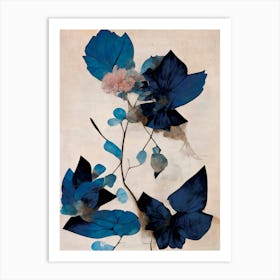 The Blue Flowers Art Print