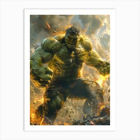 Hulk 17 Art Print