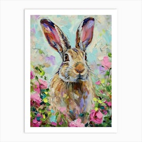 Thrianta Rabbit Painting 3  Art Print