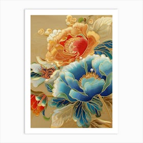 Chinese Flower Painting 75 Art Print