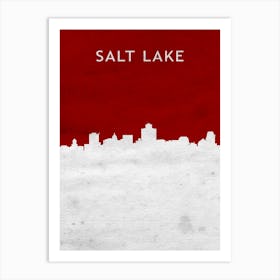 Salt Lake City Utah Art Print