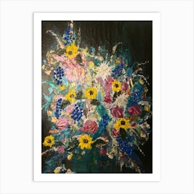 Flowers In A Vase 2 Art Print