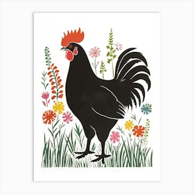 Rooster 3 Art Print