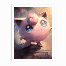 Jigglypuff Pokemon Anime Manga Japan Poster Art Print