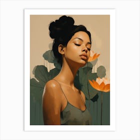 Portrait Of A Woman 45 Art Print