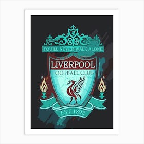 Logo Liverpool 3 Art Print