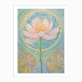 Lotus In Bloom Art Print