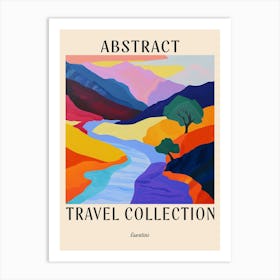 Abstract Travel Collection Poster Eswatini Art Print