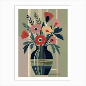 Flowers In A Vase 47 Art Print