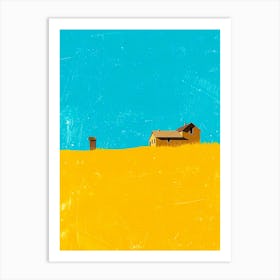 House on the hill 1 Art Print