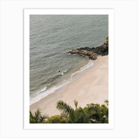 Tropical Beach Art Print