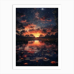 Starry Night 104 Art Print