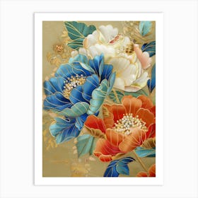 Chinese Flower Painting 72 Art Print