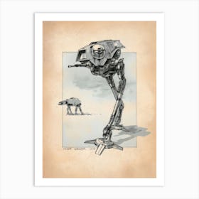 Star Wars 5 Art Print