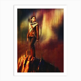 Katniss Everdeen Hunger Games Art Print