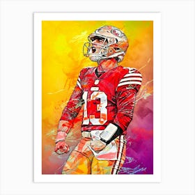 Brock Purdy Nfl Art Print