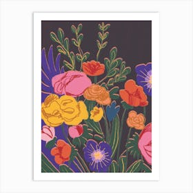 Summer Flowers Art Print