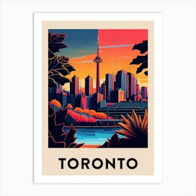 Toronto 4 Vintage Travel Poster Art Print