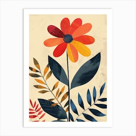 Namaqualand Daisy Groovy 7 Art Print