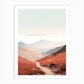 The Pennine Way Scotland 2 Hiking Trail Landscape Art Print