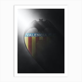 Valencia Cf Spain Football Poster Art Print