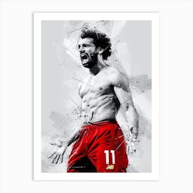 Mohamed Salah Liverpool Art Print